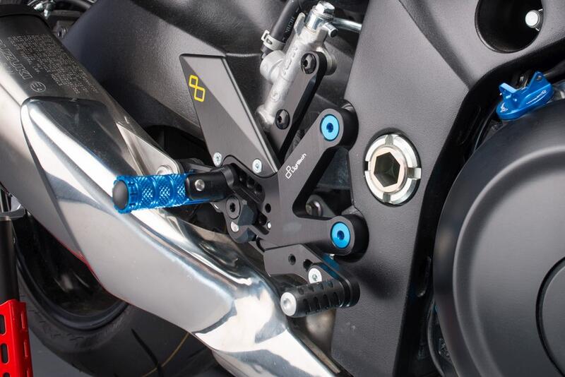 Adjustable Rear Sets With Fold Up Foot Pegs for Suzuki Naturale